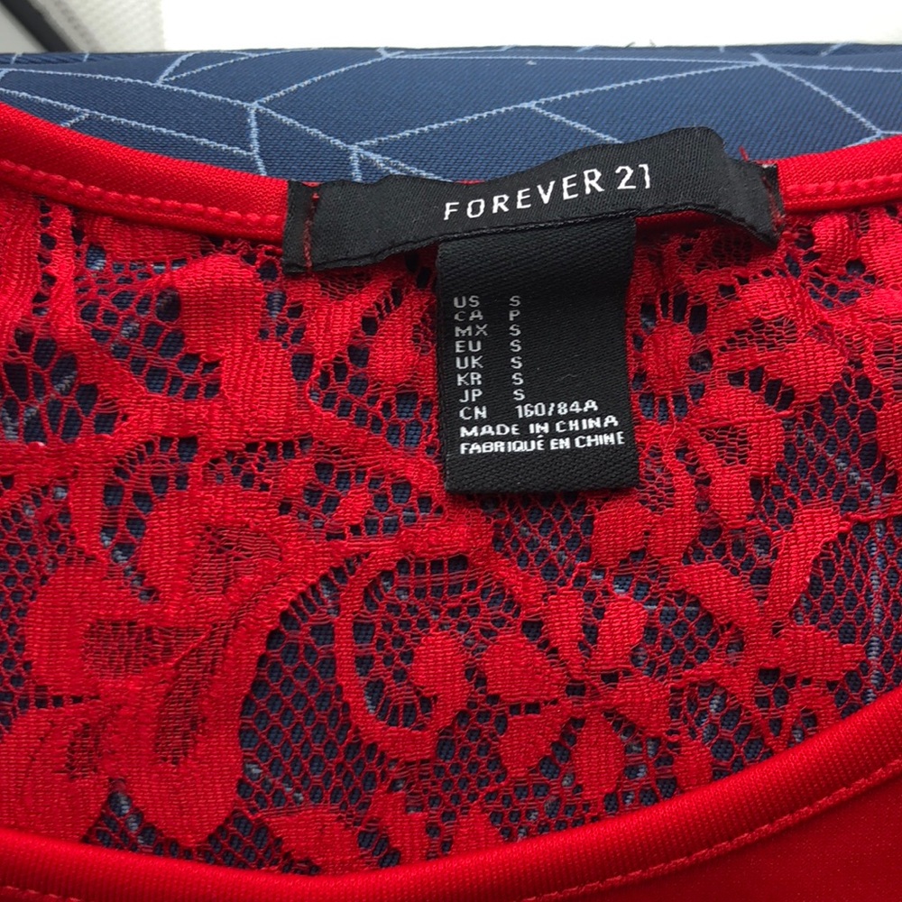 Red forever 21 dress